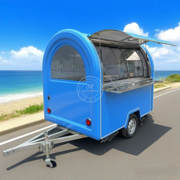 

Customization Multifunction Food Truck Pizza Ice Cream Hot Dog Food Cart for Outdoor Event Catering