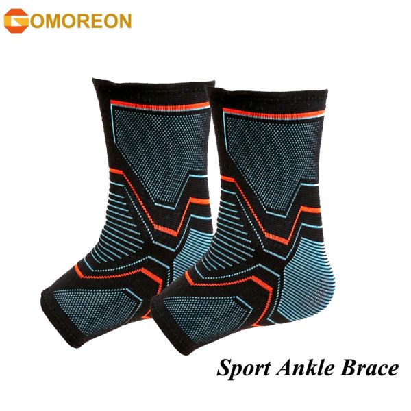 2Pcs Sport Ankle Fixing Supporter Ankle Brace Compression Support Sleeve Elastic Bandage Foot Cuffs Sports Running Socks