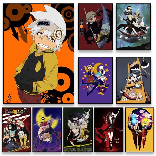 Anime Soul Eater Maka Poster Home Living Room Bedroom Bar Cafe Art Decor