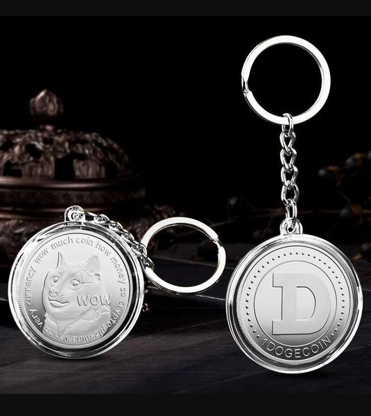 Newcomers in Foreign Dog Coin Keychain Wholesale of Foreign Trade Commemorative Coins