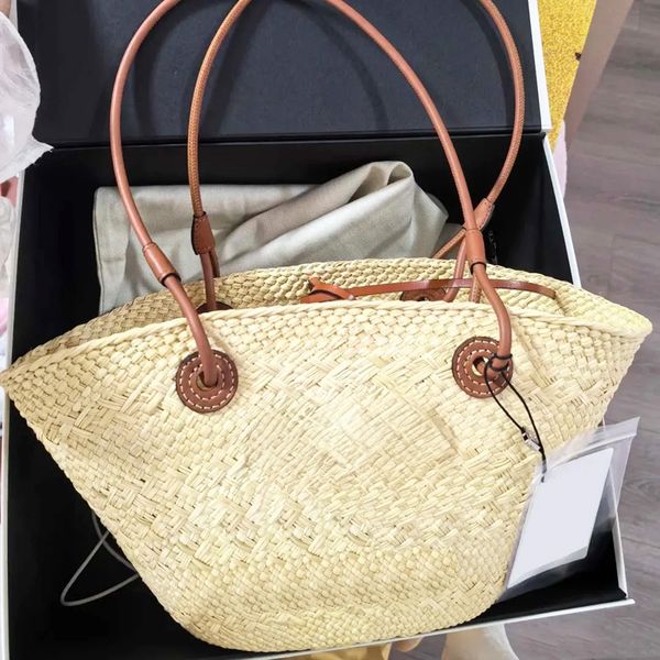 

Summer Beach Bags Tote Designer Bags Shoulder Bags Luxury Bags Ladies Classic Handbags High Quality Straw Tote Bags Designer Large Capacity Shopping Bags Beach 01, #22