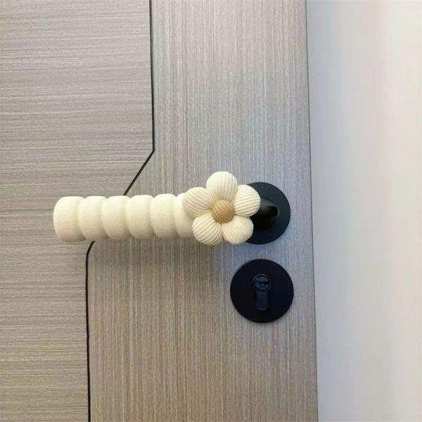 Cartoon Silicone Door Knob Covers Anti Collision Baby Pet Proof Bumper for Nursery Bedroom Noise Reduction