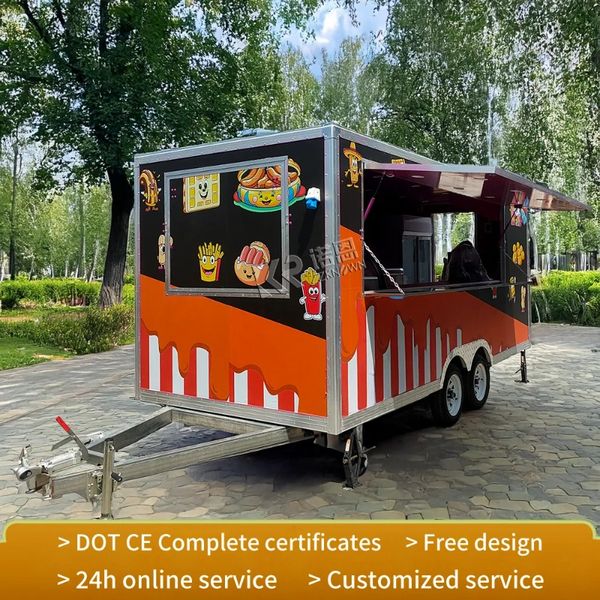 

High Quality Customizable Mobile Food Truck Mobile Trailer Catering Truck for Sale Europe Standard