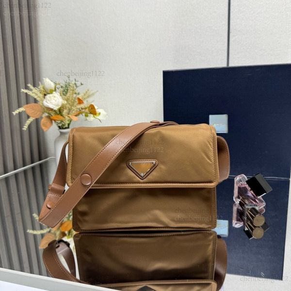 

99A The fashionable and casual nylon crossbody shoulder bag was created under the designer's inspiration. The pure steel hardware exudes both fashion and luxury., Three
