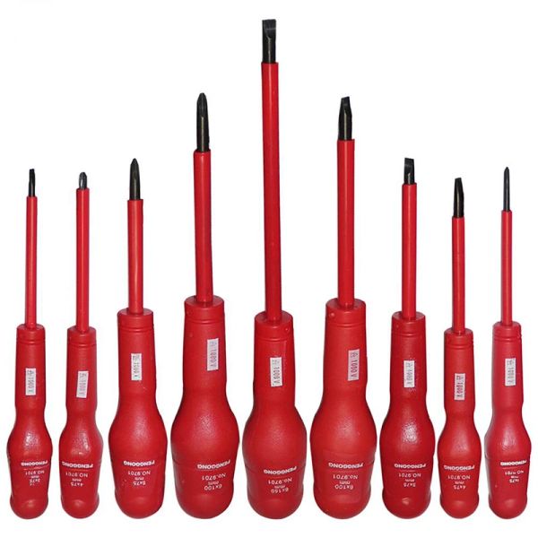 Insulated Screwdriver Set Magnetic Screw Driver Phillips Slotted Handle Voltage 1000V Electrician Repair Hand Tools