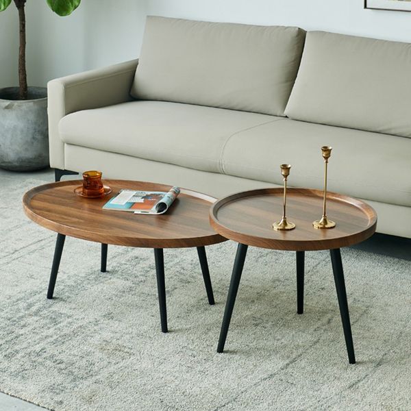 Light Luxury Unique Oval Coffee Tables Minimalist Sedentary Bedside Table Console Hall Dressing Living Room Furniture