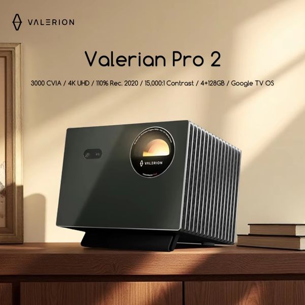 2025 NEW Pro 2 Triple Laser Projector 4K Home Theater IMAX, HDR10+, GTV, 4ms Lag-Free Gaming, 3000 ISO Lumens, Google Home,