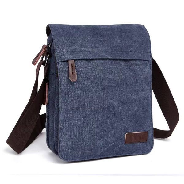 Casual Handbag Single Shoulder Bags Vintage Canvas Fashion New 2024 Zipper Ipad Bag Cellphone Messenger Tote bolsos dhmallking