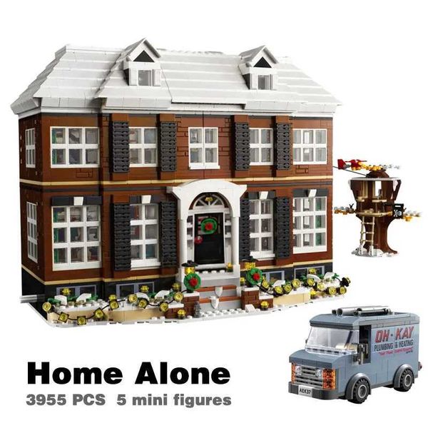 Ideas Movie 3955pcs Moc 21330 Home Alone House Set Model Building Blocks Bricks For Boy Kids Christmas Gifts A68478 Y250710 C251011