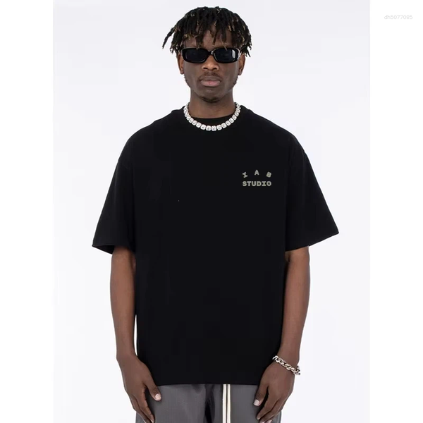 

Men' T Shirts IAB A Korean High Street Fashion Brand Is Casual Sporty Round-neck Pure Cotton Short-sleeved Loose Top, A8