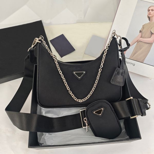 

Designer bags for women luxurious Korean-style women's bags underarm bags elegant single-shoulder Western-style crossbody bags small square bags black and white, #18