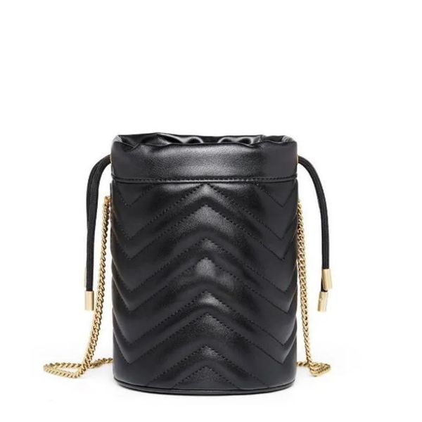 

Mini Bucket Bag 5-colour Top luxury Designer Crossbody Shoulder Bags Handbag women's fashion leather handbags handbag wholesale removable shoulders strap, 1732-velvet black