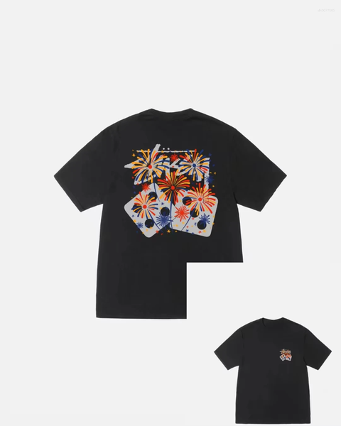 

Men's T Shirts Pure Cotton Fashion Brand Plankton STU T-shirt American Trend Printed Summer Round Neck Loose Short Sleeve Clothes, A2