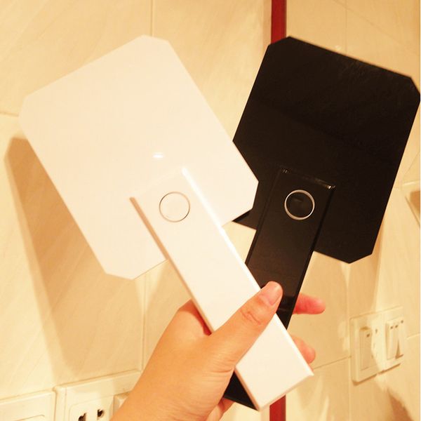 

Designer Black Acrylic Excellent Women's Personal Makeup Cosmetic Handheld Mirror With Box Perfect VIP Gift