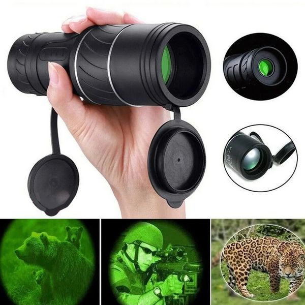 New Binoculars with Night Vision Telescope Binoculars Traveling Monocular Telescope Professional HD Powerful Long Range for Hiking Hunting Outdoor Camping