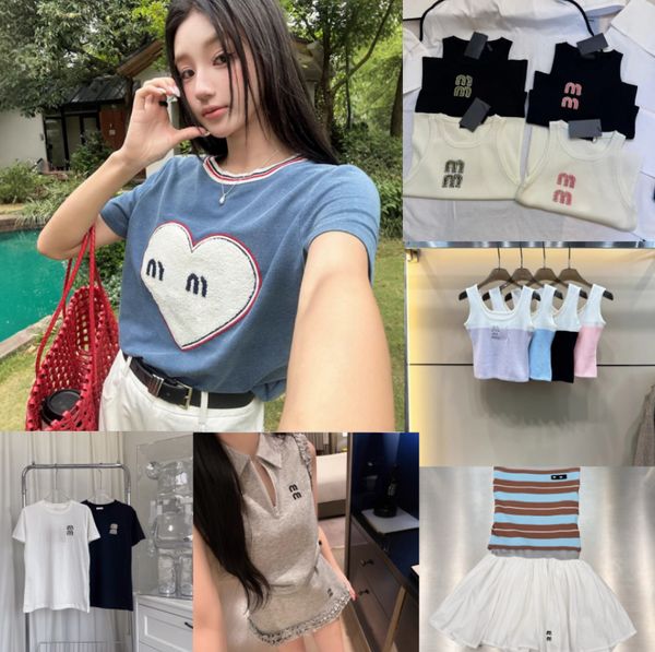 

Women' T-Shirt Designer Washing process thread+ten thousand needle embroidery process love blue T-shirt, Olive
