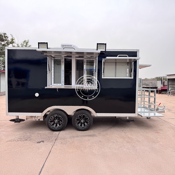 

Custom Fast Food Truck Restaurant Concession Catering Trailer Commercial Food Trailer Outdoor Mobile Food Cart For Sale