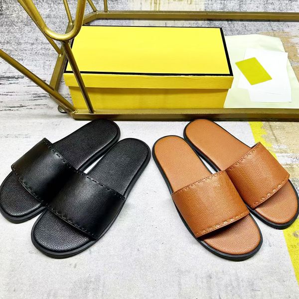 

Designer Shoes Popular Mens And Womens Slippers Classic Fashion Beach Shoes Highend Casual Sandals, Brown