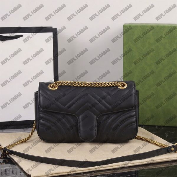 

Luxury Bags Women Designer With Box High Quality Shoulder Bags Leather Handbag Classic Women Bag Fashion Luxury Crossbody Bag Mini Chain Purses Sac Femmes, Khaki