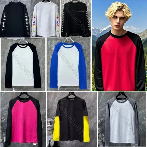 

mens designer t shirt men shirts women tshirt spring summer long sleeve tees clothes mens tshirts man tops cotton letter printed street sweatshirt t shirt running, Shirts12