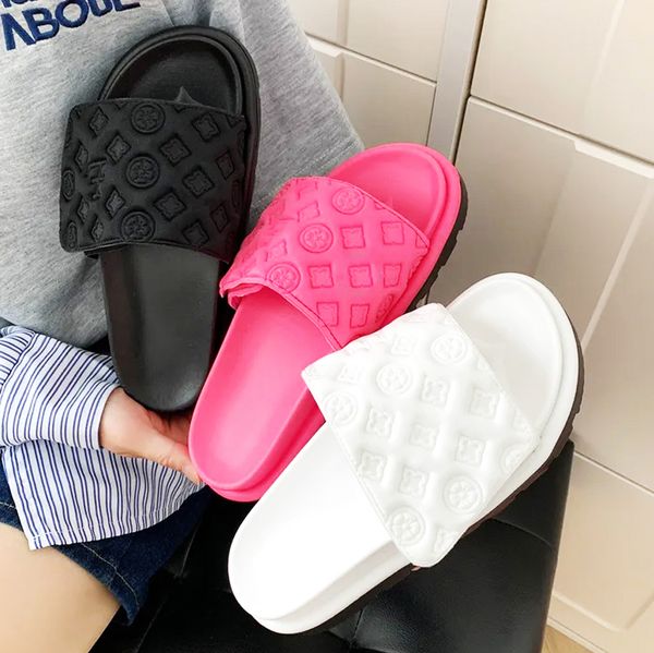 

Free shipping designer sandals women black white rose red comfortable breathable wear-resisting outdoor fashion slippers new