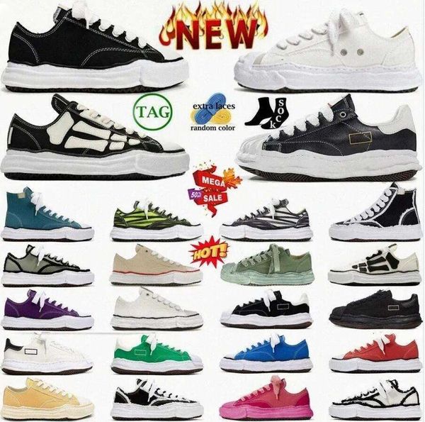 

Top Designer Sneaker Shoes Maison Sneakers Miharas Mens Peterson Hank Women Blakey Canvas Low Black Pink Light Blue Womens White Pux9dm# 168 C, G1