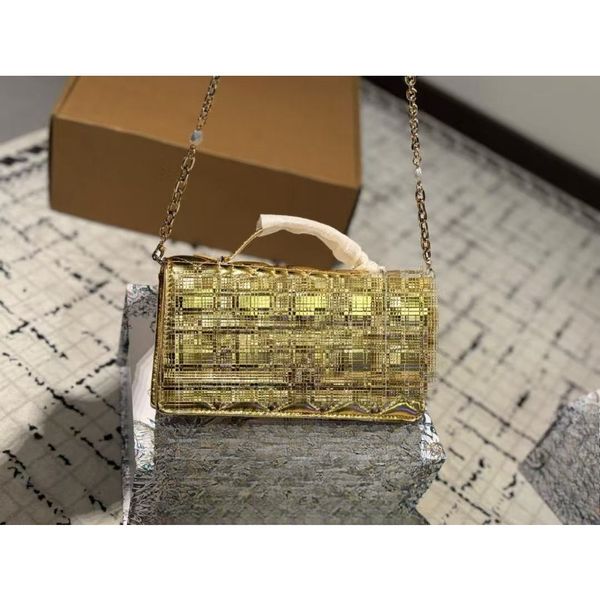 

Top High-quality Chain New Handbag, Women's Leisure Shoulder Bag, Messenger Fashion Bag 919075, Khaki