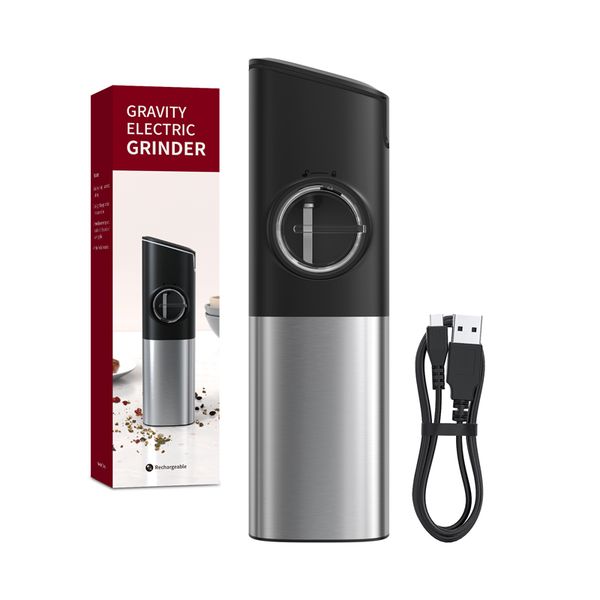 Home electric coffee grinder, spice grinder for coffee beans, vanilla, spices, nuts, with heavy stainless steel grinding blades