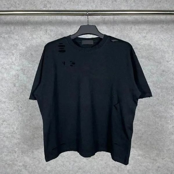 Designer Mens Tape t shirt Womens Fashion Luxury Summer Short Sleeve Breathable Tops lettering Printed High Quality Clothing Casual Cotton oversize Shirt