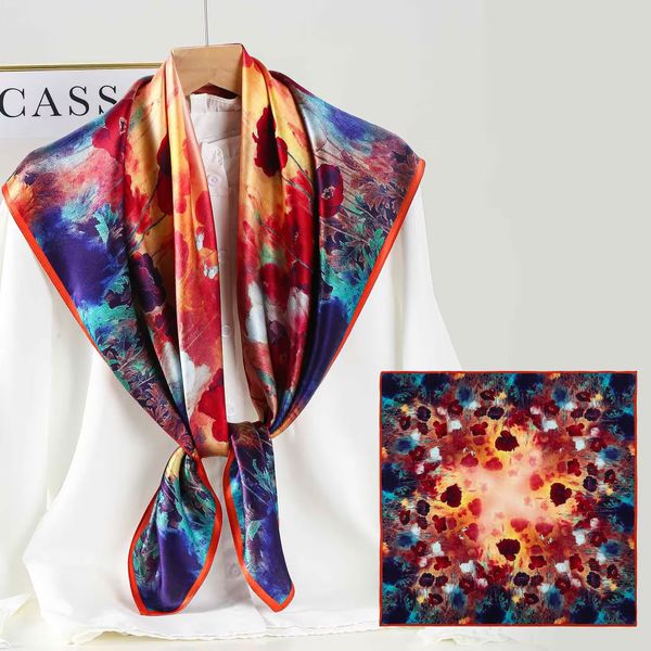 

Silk Suede Scarf - Luxurious 90x90cm Wrap for Elegant Fashion Statements