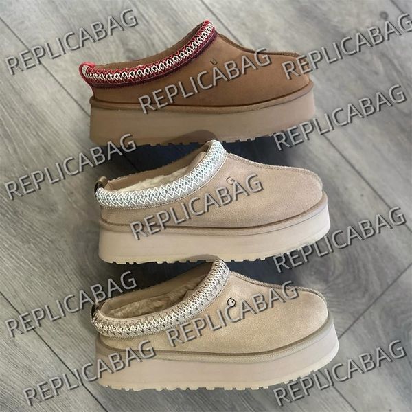 

Winter Tazz Slippers Mustard Classic Tasman Fur Slides High Quality Women Platform Slippers Chestnut Ladies Slide Slipper Designer Fashion Tasman Slides No Box, Colors 13