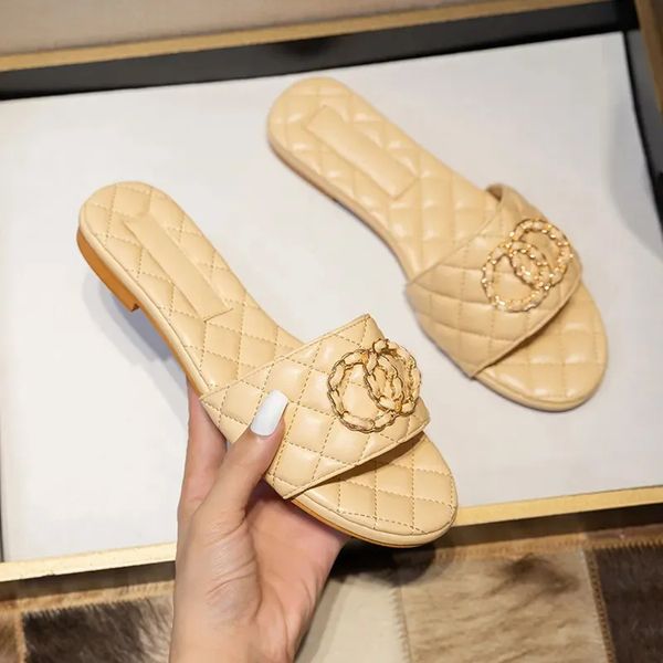 

Fashion shoe designer's new sandals for both men and women, flat bottomed beach candy shoes, luxurious and versatile casual slippers, #3