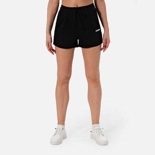 

Cool and lightweight yoga shorts with a cinched waist design, sporty and unconstrained shorts, Grey