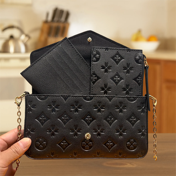 

Designer bags top luxury women's square bags handbags messenger bags large-capacity tote bags 3-piece shoulder bag sets stylish clutches new women's high-end bags, #1