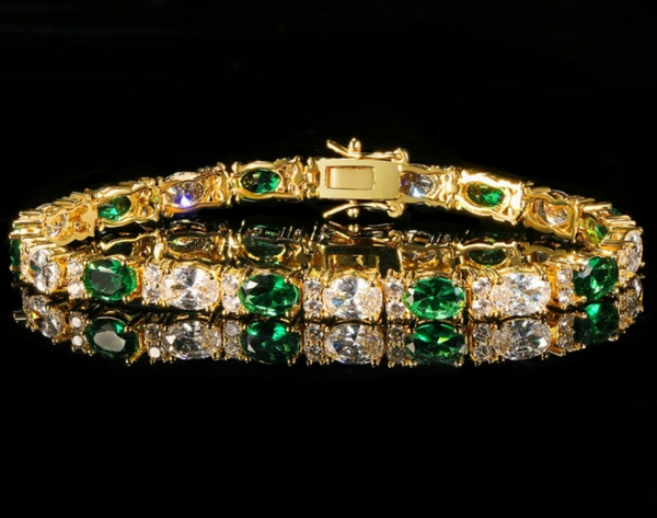 5mm copper inlaid zircon bracelet, a light luxury and fashionable tennis bracelet that is a bestseller for foreign trade
