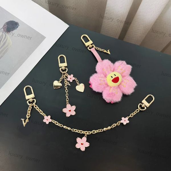

designer wallet luxury designers Key Buckle lovers Car Keychain Handmade clutch Leather Keychains Men Women Bag ornament Pendant Accessories Key Wallets with box