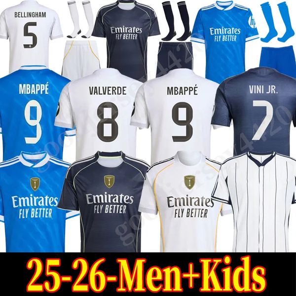 

BELLINGHAM MBAPPE soccer jerseys VINI JR TRENT VALVERDE RODRYGO MODRIC Football jersey kit 25 26 CAMAVINGA realmadrid Children Kids Shirt Madrids kits Camiseta, Red