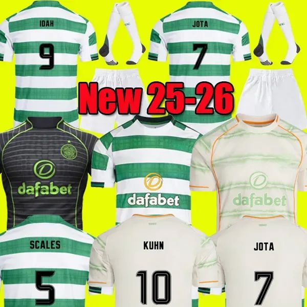 

25 26 celticfc jerseys 24 25 2024 soccer jerseys home green away yellow football shirts men kids sets kits Origins fans player version, Men home