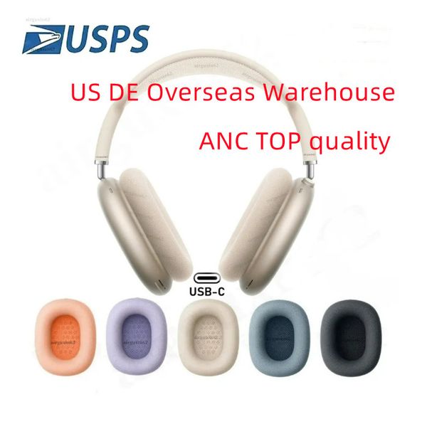 

US/DE STOCK B1 MAX Top ANC Metal Pro max air pro 2 3 4 Headband Headphone Accessories Transparent Solid Silicone Waterproof Protective case