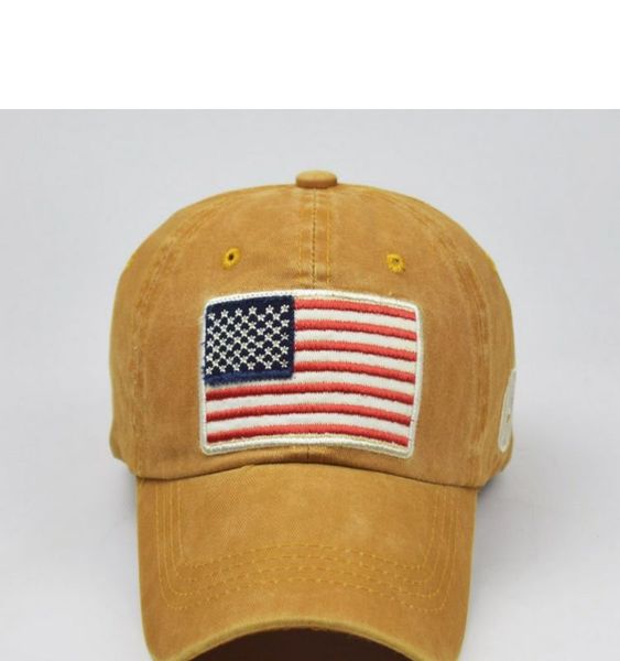 

Washed and distressed letter baseball cap, classic American flag cotton hat, perfect for casual wear., 54*7*12 cm