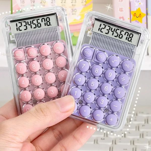 Cute Silent Calculator Mini Version Learning Auxiliary Small Portable Back To School Supplies Students/Finance 250714