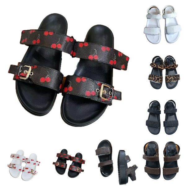 

35-45 Sandals Designer Women Dad Sandals Famous Designer Women Sliders Crystal Calf leather Casual Sandal quilted Platform Summer Comfortable Beach Slippers, #11