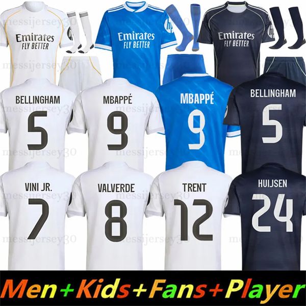 

25 26 BELLINGHAM soccer jerseys RealS VINI JR REAL RONALDO ENDRICK 2025 football shirts VALVERDE MODRIC fans player men kids kit Camiseta, (woman 1)