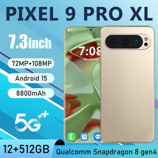 Cross-border mobile phone Pixel 9 Pro XL 6.9 inch incell HD touch screen, unlocked, 16+1TB Android phone