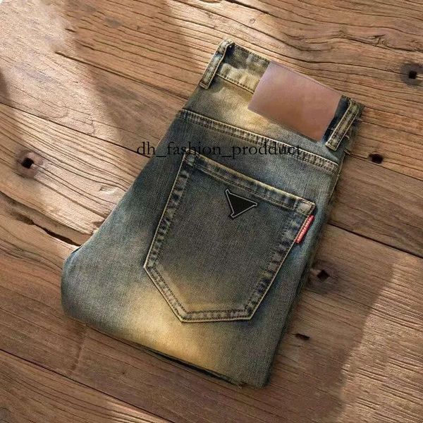 

praded designer jeans mens slim prafa jeans Mens Stretch Skinny Fashion Jeans Luxury Logo Pants stacked padel jeans men trousers Men and women casual denim pant d5e, Jeans10