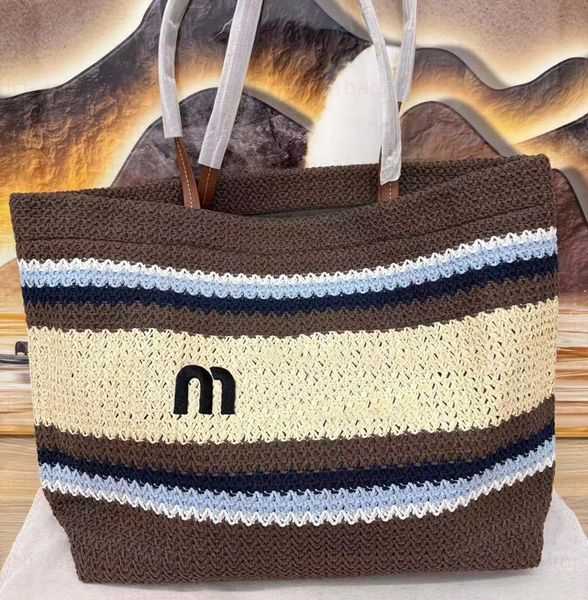 

Beach Bag Designer Bag Tote bag Straw Bag Travel Shopping bag big capacity women Handbags Hollow Out Woven Letter Shoulder bags Vacation gift 001, #7