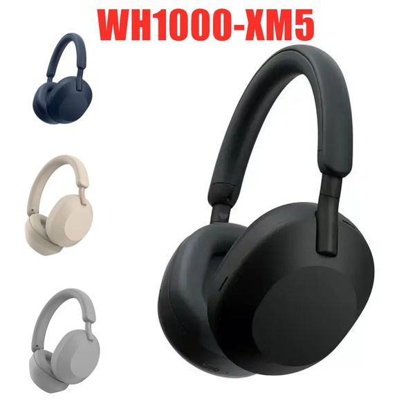 

WH-1000XM5 Headphones Wireless Earphones Noise Cancelling Bluetooth Headband Headset Sports Headset Head Wireless Mic Headset, Black