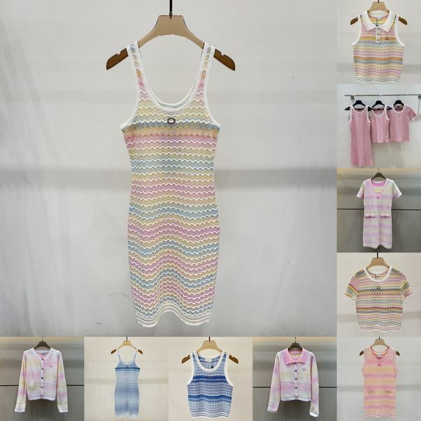 

Designer Women Sexy Knitted Casual Hollow Sleeveless Vest Summer Holiday Party Mini Dress, 22#