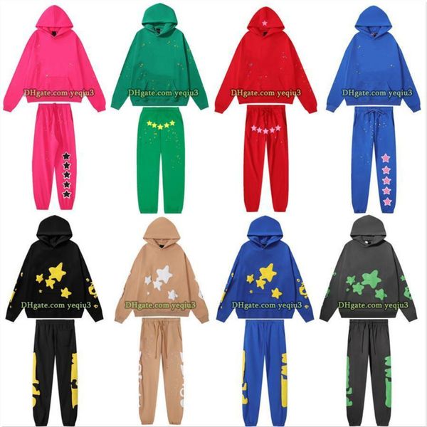 

Men Designer Hoodie Spider hoodie Sportswear Unisex Couple Tracksuit Graphic Print Cobweb 3D Foam Letter Hoodies Streetwear Sweatshirts and Pants Pullover, 69606-black t shirt