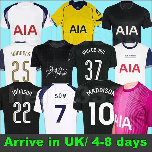 

24 25  Season TEL SOLANKE SON KUDUS MADDISON KULUSEVSKI RICHARLISON ROMERO VAN DE VEN BISSOUMA Soccer Jerseys 2025 mens kit kids equipments999, Player 25 26 third epl